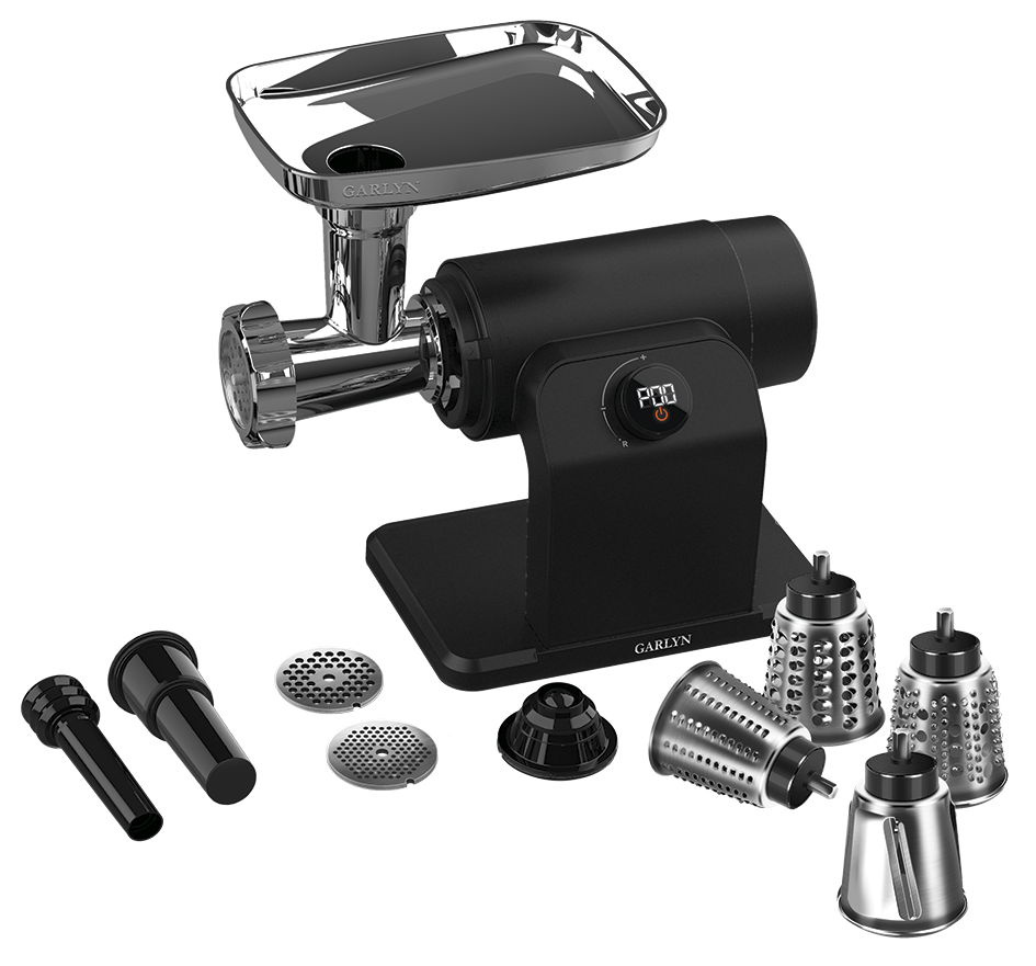 9162057 Мясорубка электрическая GARLYN MG-6000 черный STDN-0018617 - Вид №12