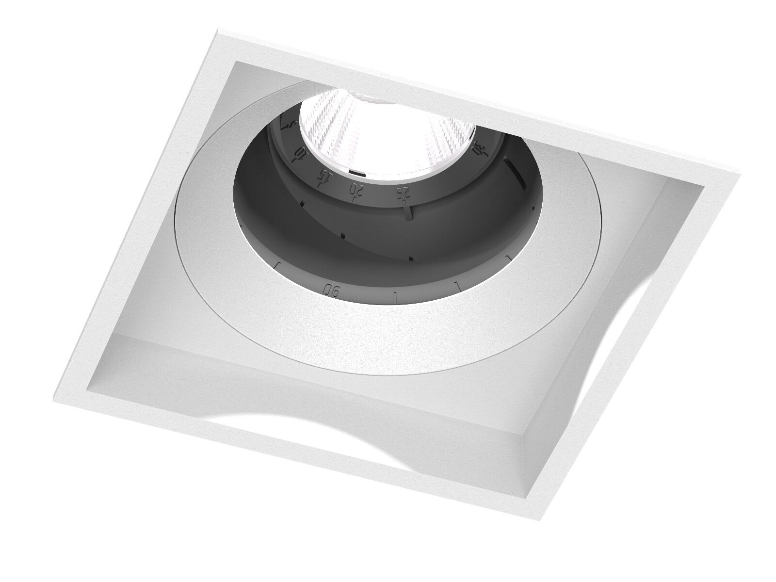 Литой алюминиевый утопленный квадратный поворотный прожектор PROLICHT Bioniq ARCH-00149357 - Вид №1