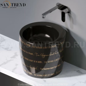 L101421G Накладная раковина на столешницу  круглая A. e T. Italia TOTEM