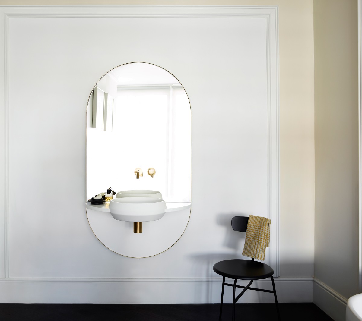 Ex.T ARCO Консоль с раковиной, зеркалом и посудой EXARCO/OT  - Вид №2