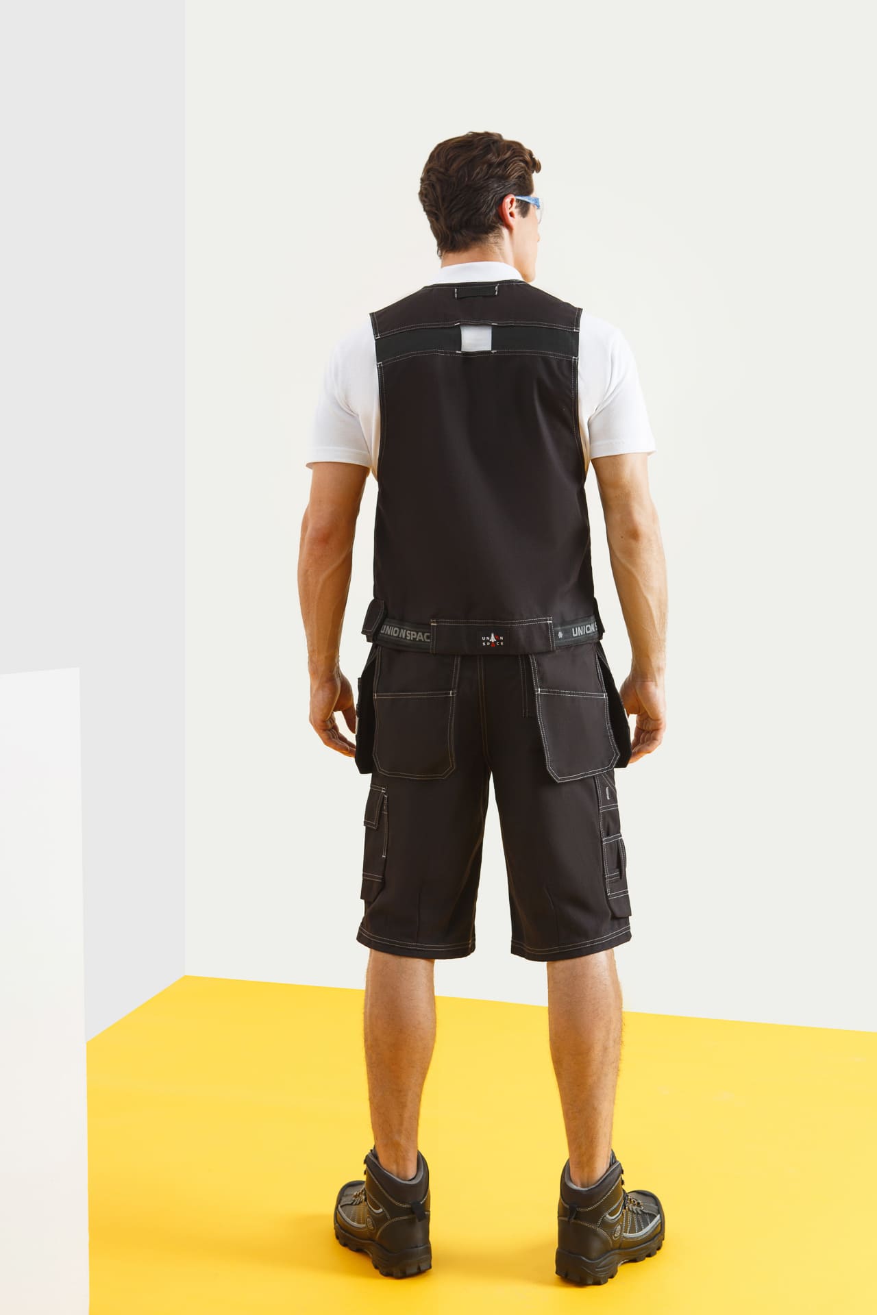 62882 Шорты  черные Union Space  Летняя спецодежда  размер 52-54/170-176  - Вид №6