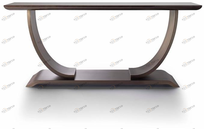 HUGUES CHEVALIER Прямоугольная металлическая консоль Haussmann Lid160