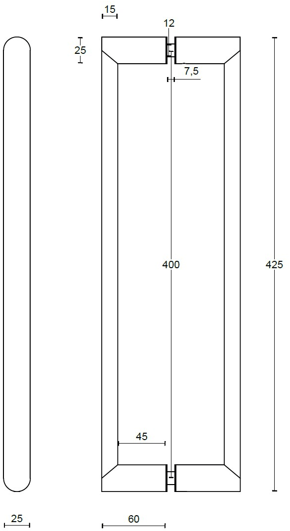 Formani Ручка из нержавеющей стали Arc sun-id-1407194 - Вид №3
