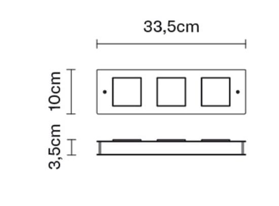 Алюминиевый светодиодный настенный светильник Fabbian Четверть ARCH-00059507 - Вид №13