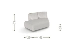 Ткань сад диван Talenti Шах ARCH-00116085 - Вид №10