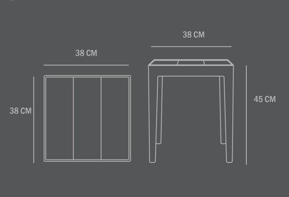 Квадратный стол из цементного волокна 101 Copenhagen TAIRU TABLE ARCH-00072757 - Вид №4