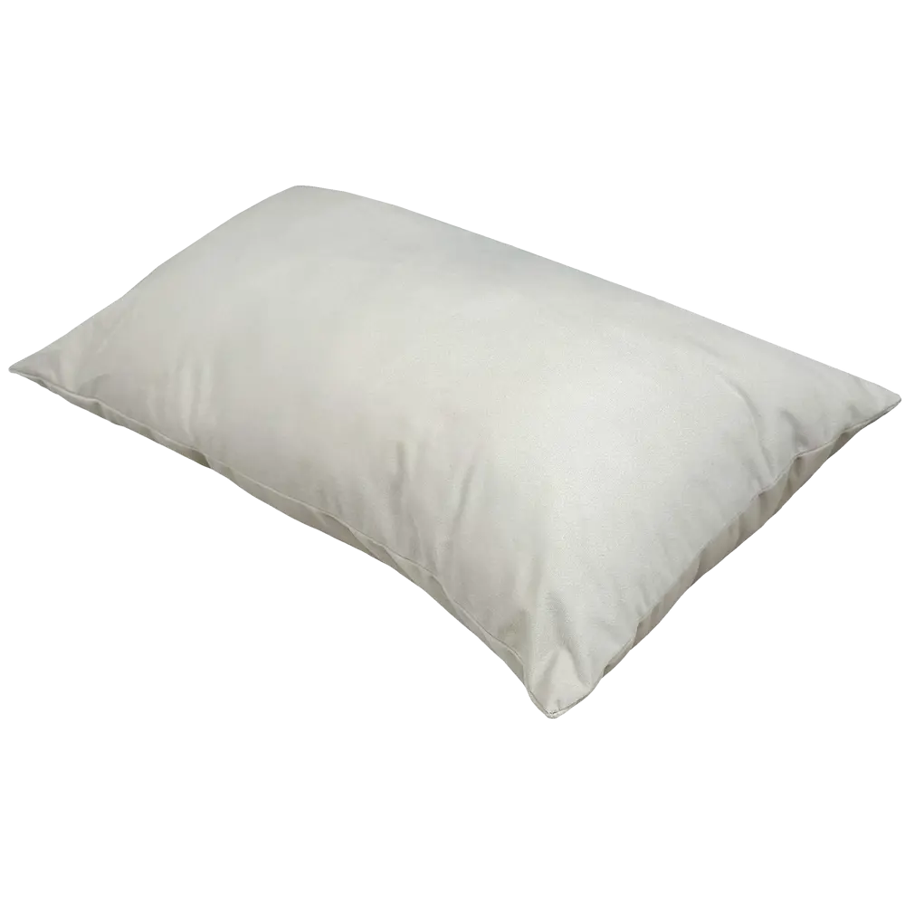 Подушка декоративная Linen Way 30x50 см бархат цвет бело-серый STLM-2031426 - Вид №1