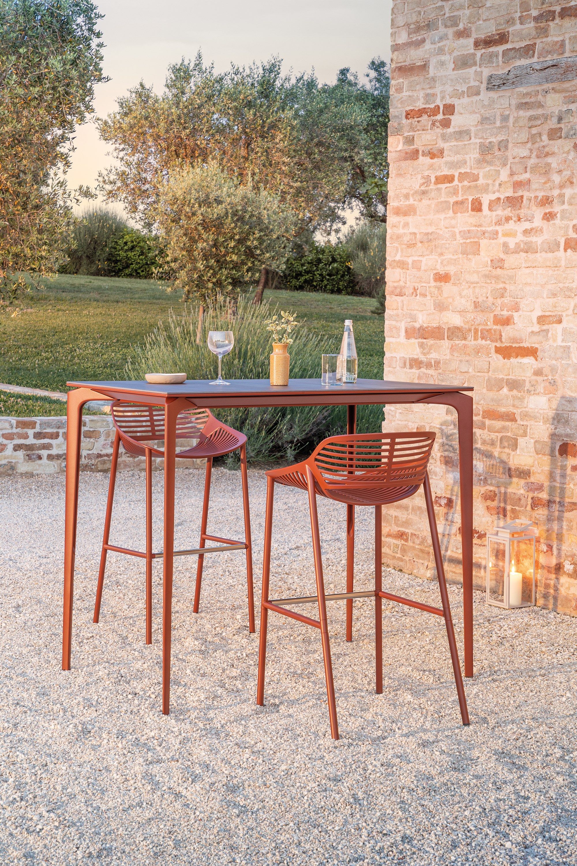 Алюминиевый высокий прямоугольный садовый стол FAST Allsize ARCH-00071251 - Вид №1