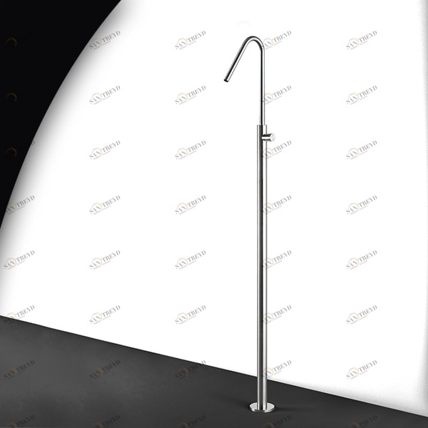 Смеситель для раковины HIRO HIR14S серебристый матовый Radomonte