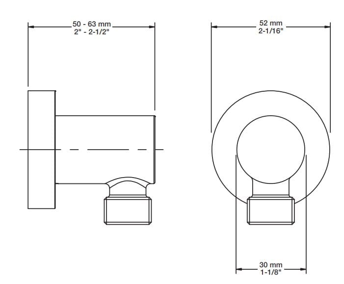 Набор термостатических встраиваемых ванн с ручным душем BARIL Petite B04 ARCH-00044143 - Вид №10