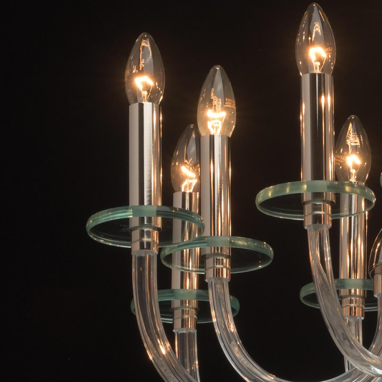 Подвесная люстра MW-Light Кьянти 1 720010812 MW-LIGHT ДИЗАЙНЕРСКИЕ, КЬЯНТИ 187448 Золотой  - Вид №2
