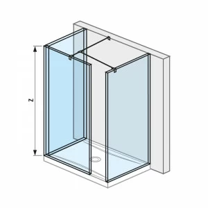 JIKA Кабина душевая  H268428 Cubito Pure