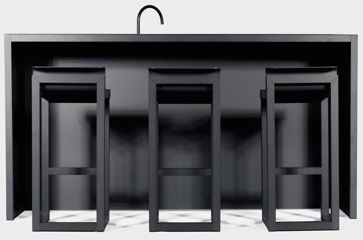 Sachi Барная стойка из алюминия In/out kitchen sun-id-1415600 - Вид №2