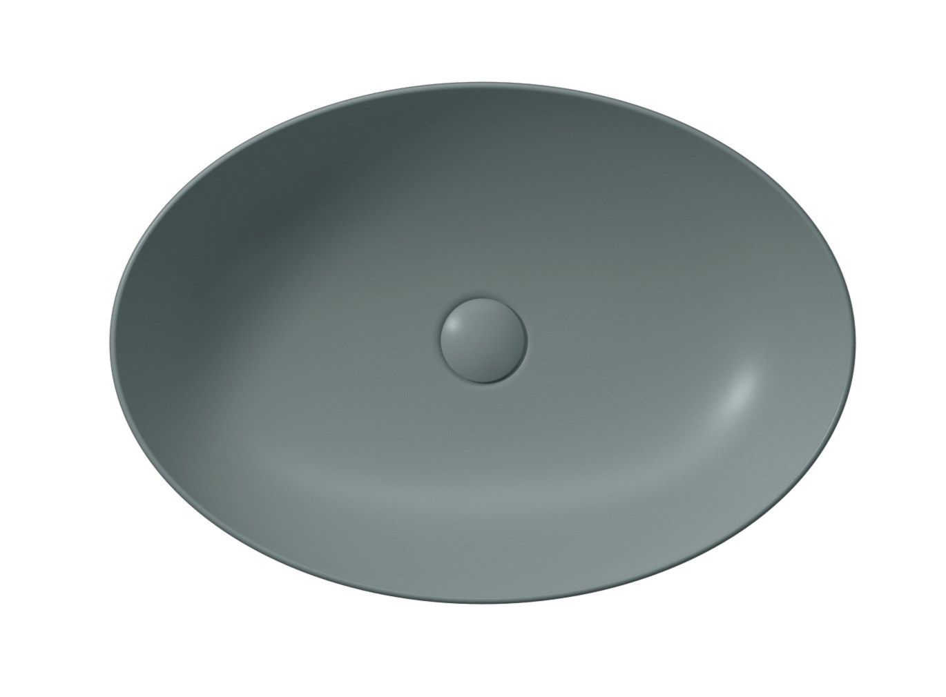 Керамическая овальная столешница GSI ceramica Color Elements ARCH-00061116 - Вид №1