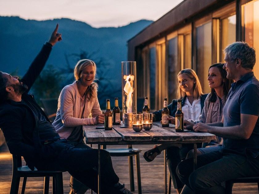 höfats Отдельностоящий камин из боросиликатного стекла на биоэтаноле Spin sun-id-1507444 - Вид №4