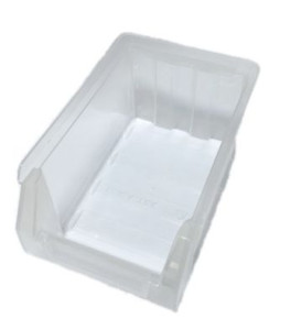 Lot-1-6 Лоток для инструментов (164х107х78.5) прозрачный Цветочная коллекция