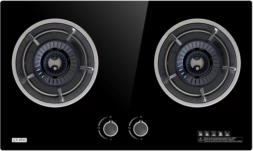 9001221 Газовая плитка iPlate IGH-240 черный STDN-0060616