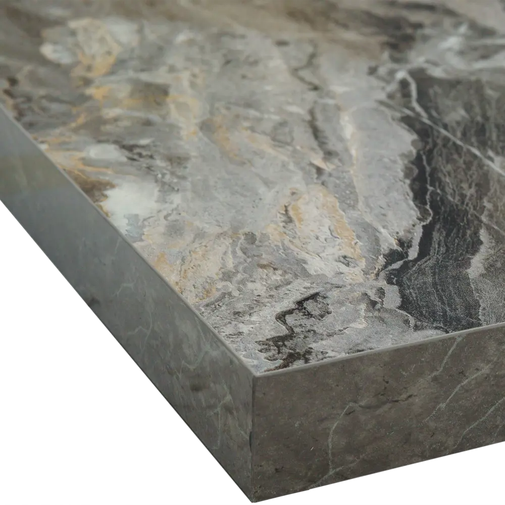 Столешница Delinia Рашчер 120x3.9x60 см HPL/ДСП цвет серый ДСП Прямой угол STLM-2048008 - Вид №2