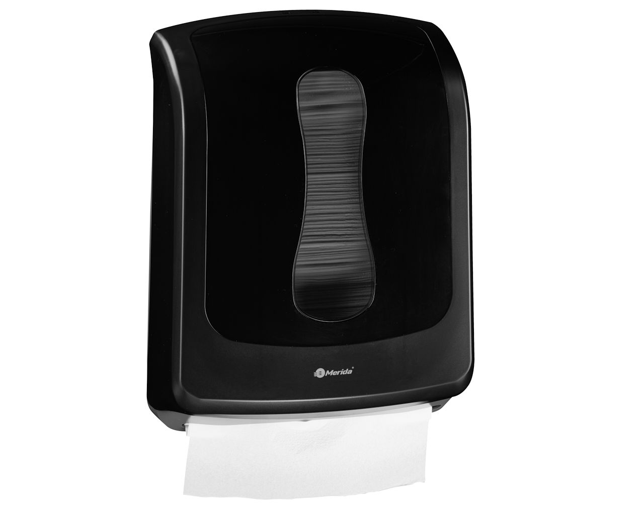 AEC101 ONE SLIM складной полотенцедержатель, АБС-пластик, черный Merida  - Вид №2