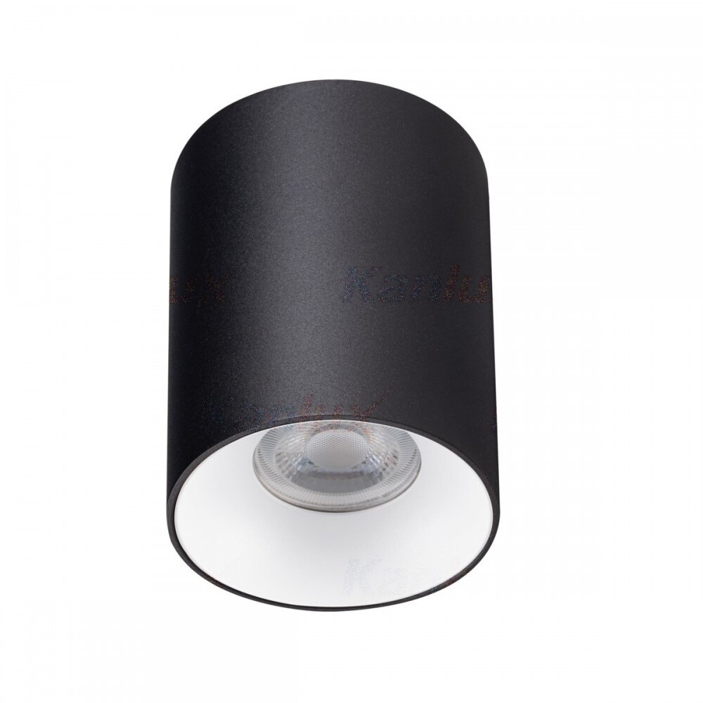 92704319 Светильник цилиндр RITI GU10 B/W STLM-0534852 KANLUX