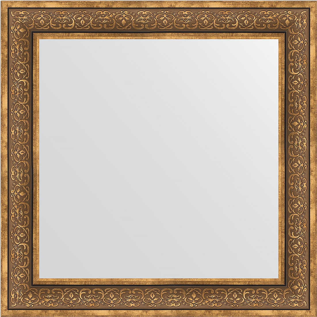 BY 3255 Зеркало в багетной раме - вензель бронзовый 101 mm EVOFORM Definite