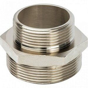 Ниппель переходной НН 3х2 1/2" никель STOUT