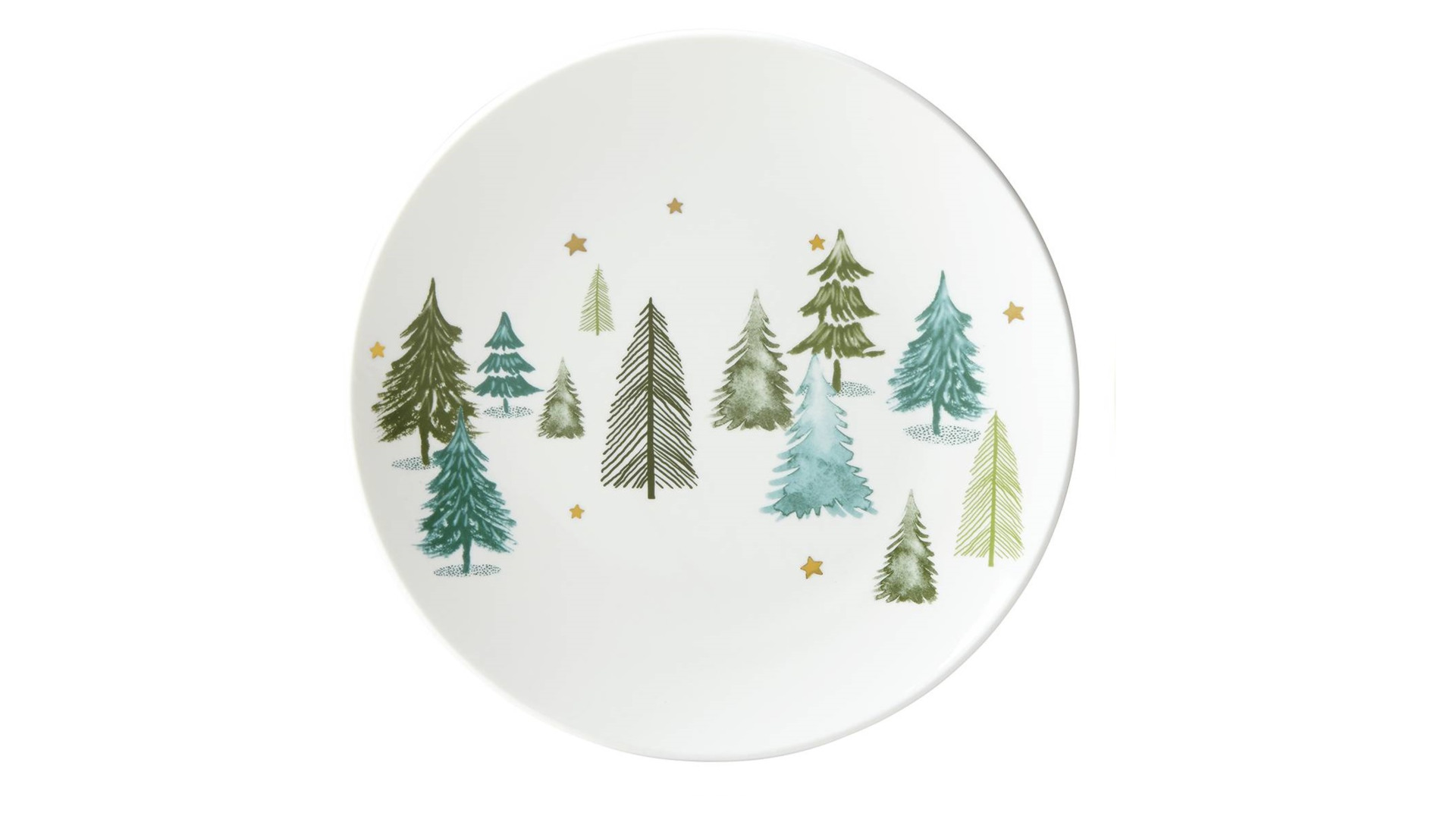 10627603 Lenox Набор тарелок акцентных Lenox "Волшебный лес" 20см, 4шт  - Вид №1