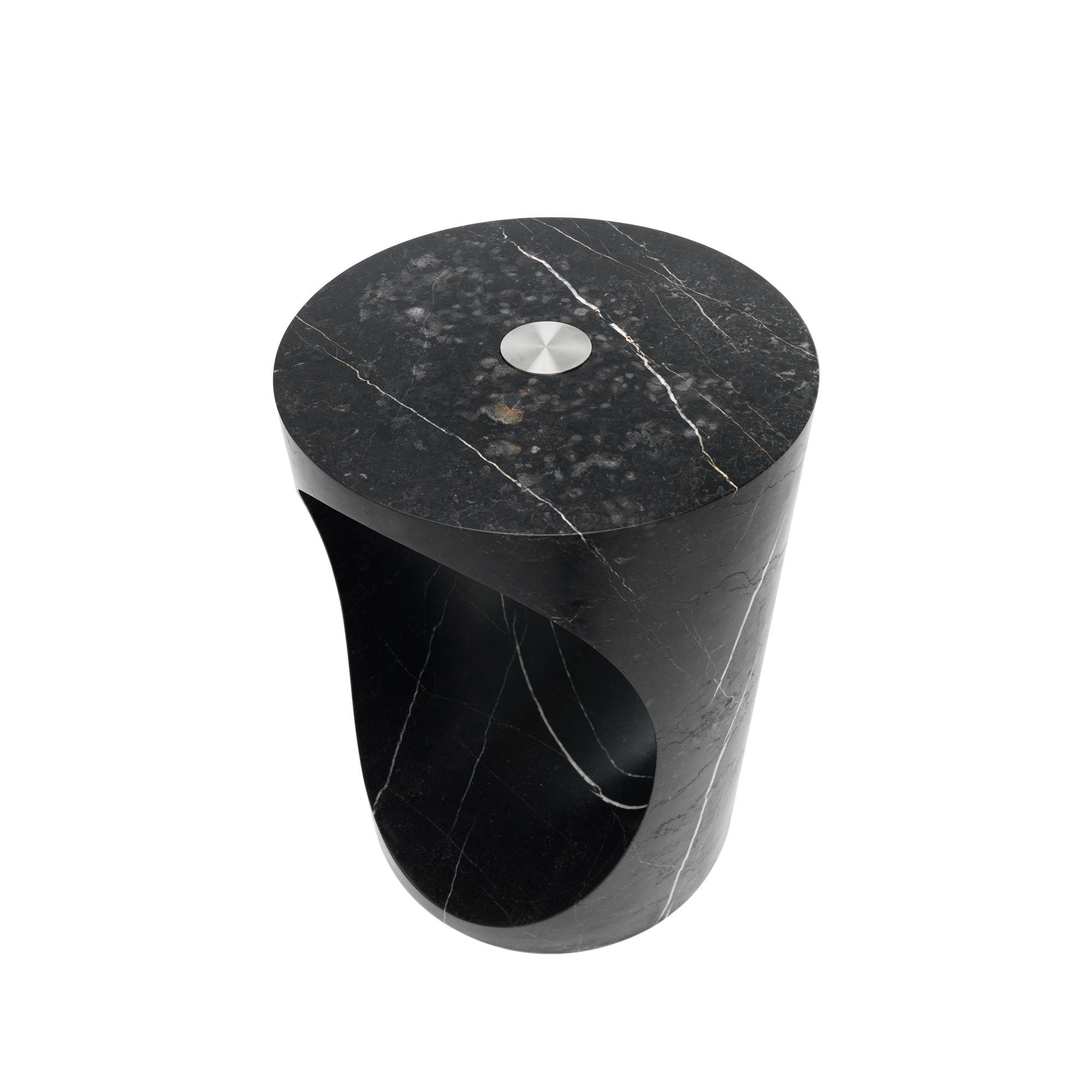 Круглый мраморный стол и хрустальная столешница EPÒNIMO Roll ARCH-00024210 - Вид №3