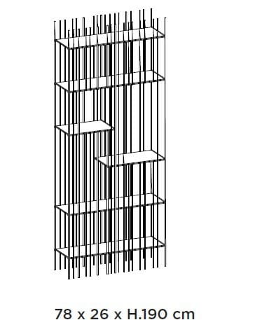 Книжный шкаф из металла In Stock Mogg ARCH-00124561 - Вид №8