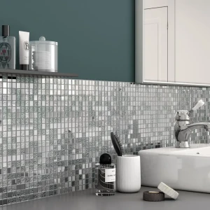 Мозаика стеклянная Artens Scarlette 29.7x29.7 см цвет серебро, 20 шт. 85616267 STLM-2119146