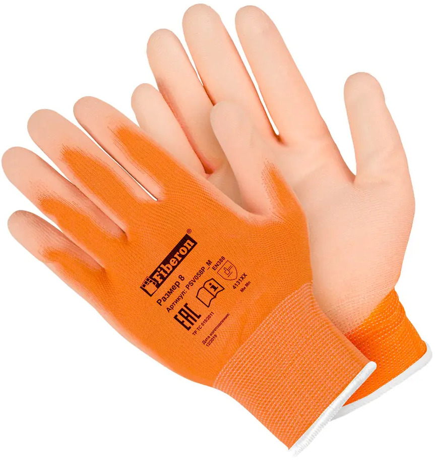 Fiberon - Садовые перчатки с полиуретановым покрытием, размер M 89162671