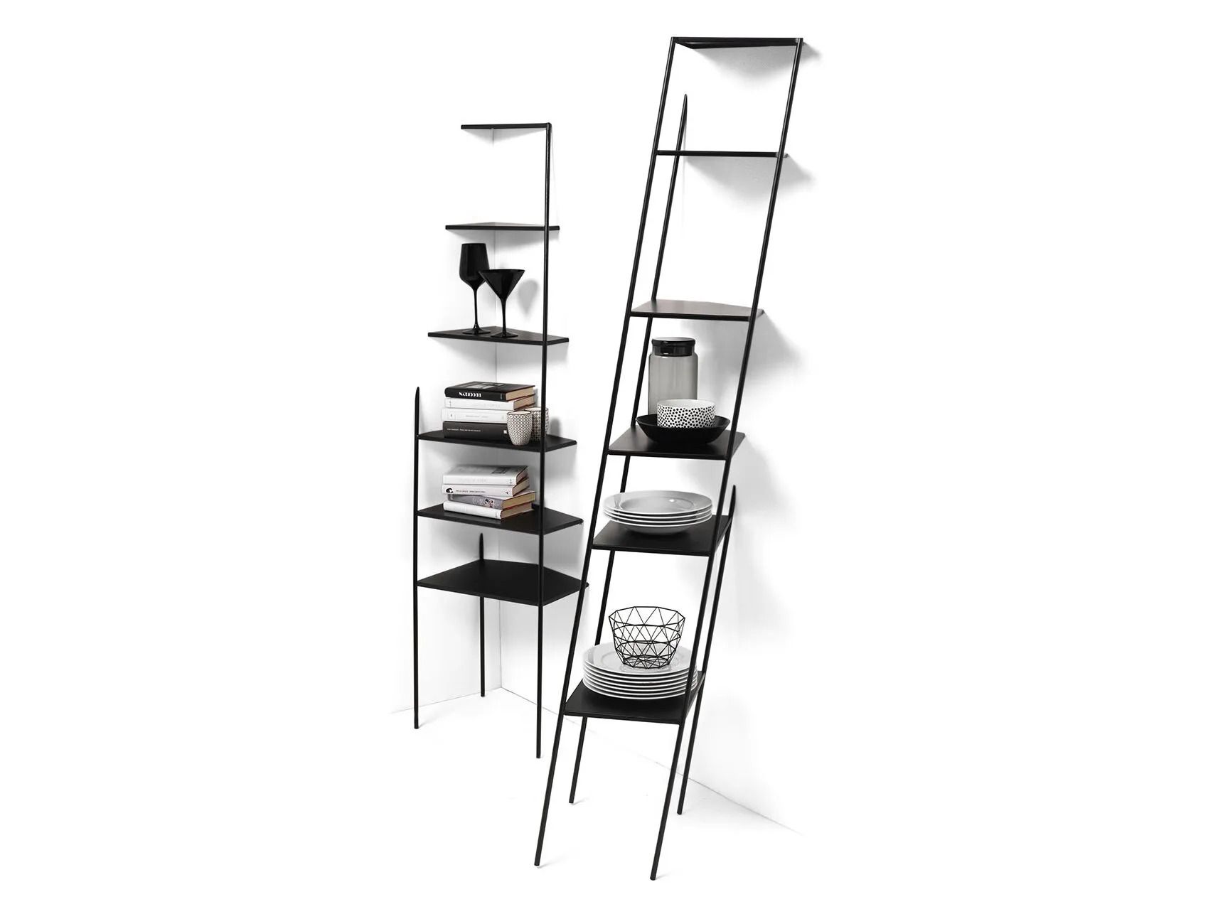 Окрашенный металлический угловой книжный шкаф Mogg MAMÀ ARCH-00064616