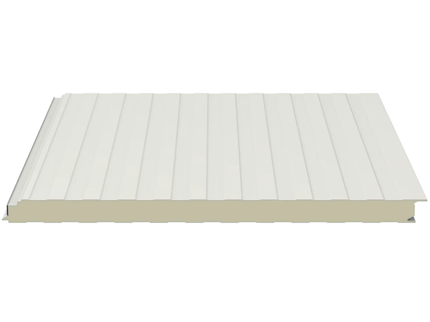 Полиуретановая панель с микропрофильной отделкой и скрытым креплением ISOPAN ISOPARETE BOX ARCH-00084722 - Вид №1