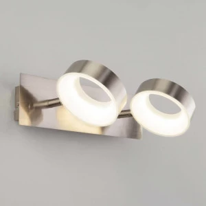 Спот настенный светодиодный на 2 лампы Frisco 20065/2 сатин-никель EUROSVET FRISCO 00-3927239 Никель