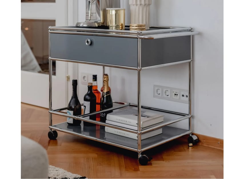 Металлическая тележка для еды USM USM Haller System ARCH-00081308