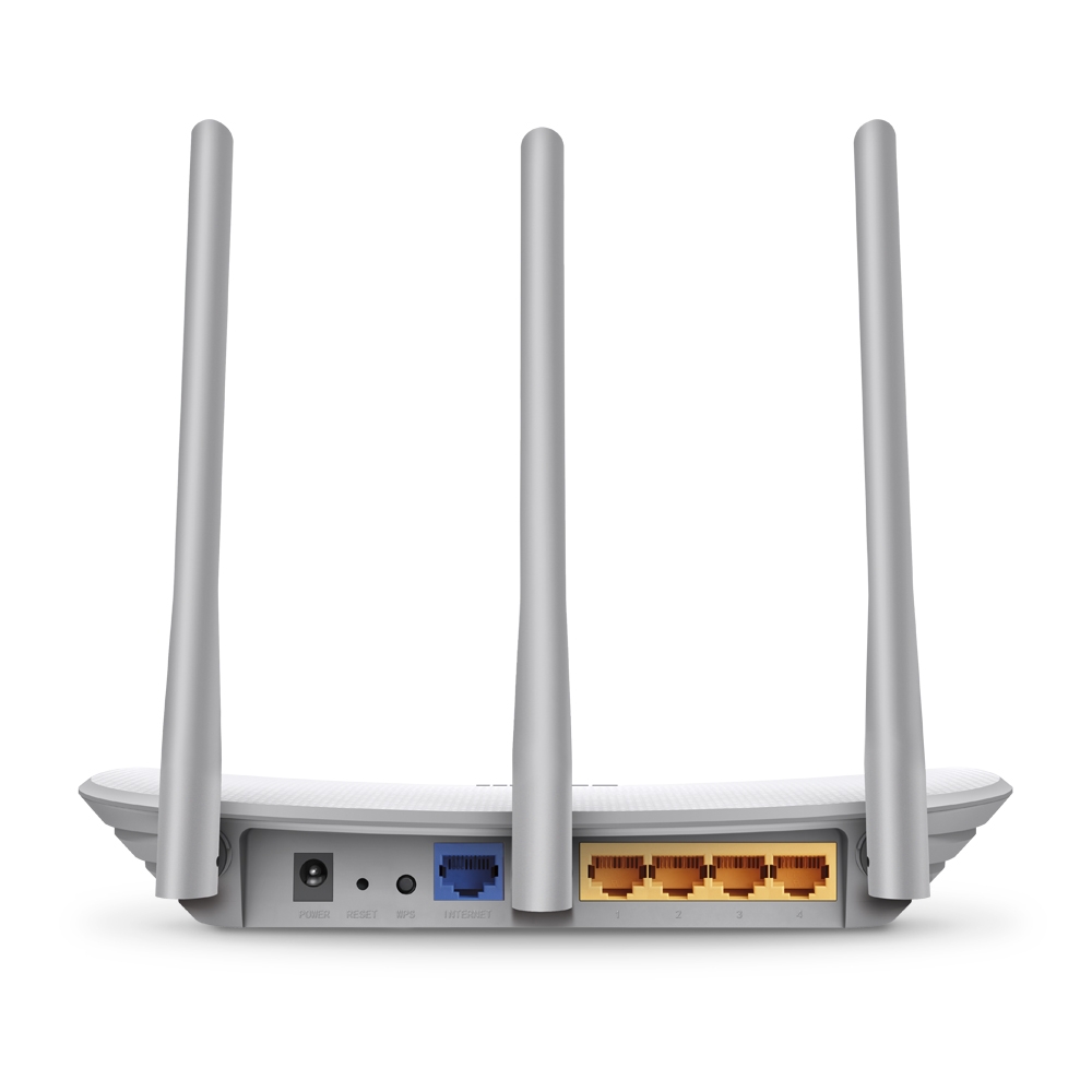 TL-WR845N N300 wi-fi router, 300mbps at 2.4ghz, 5 10/100m ports, 3 antennas TP-Link Santreyd  - Вид №1