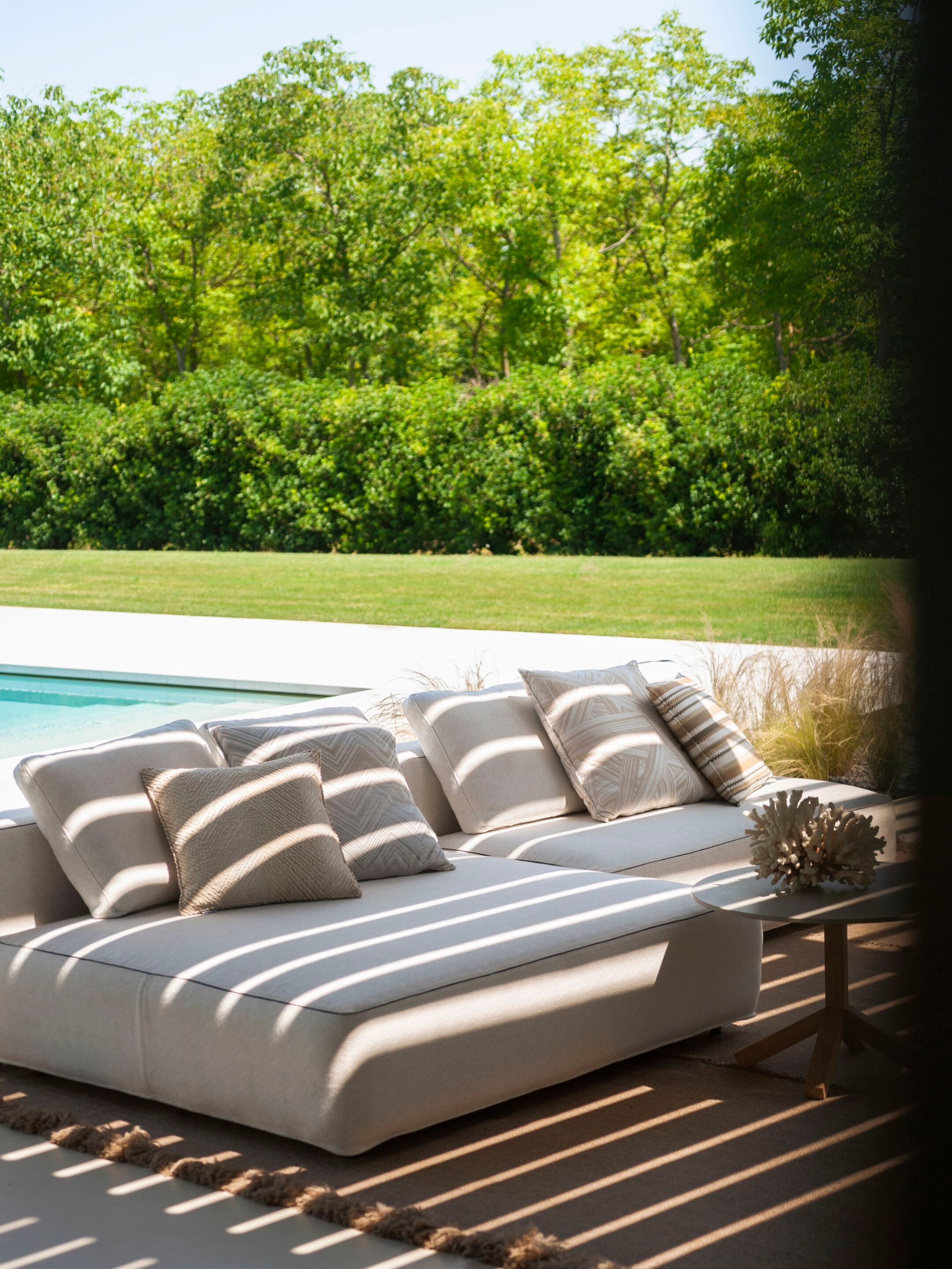 2-местный тканевый садовый диван RODA ARCH-00110366 - Вид №6