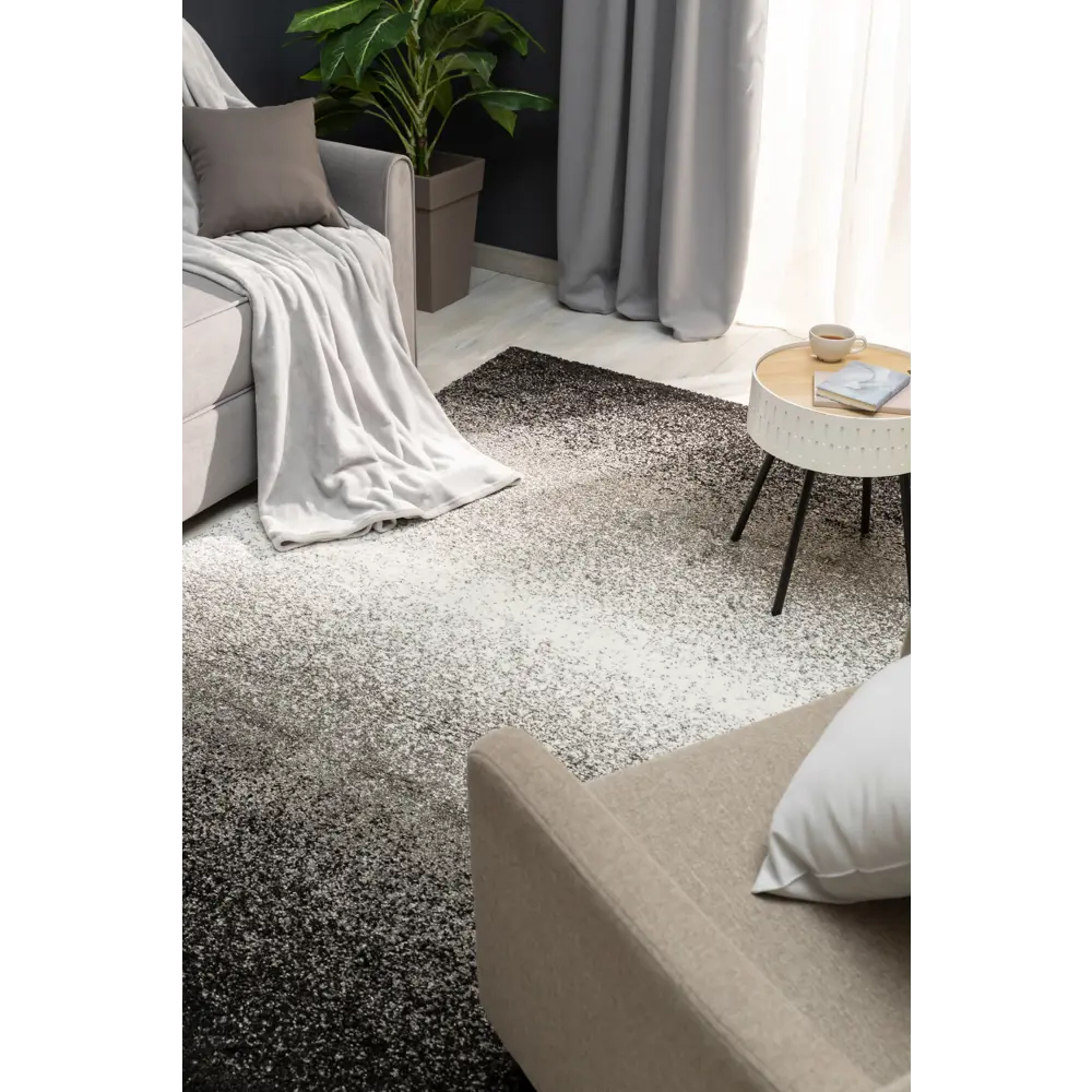 Ковер полипропилен Флоу L002 200x300 см цвет темно-серый MERINOS STLM-2149949 - Вид №4