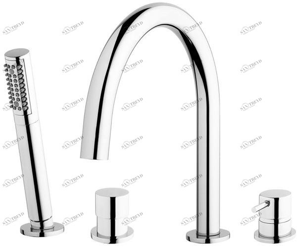 Water Evolution Смеситель для ванны из хромированной латуни Flow sun-id-1370596