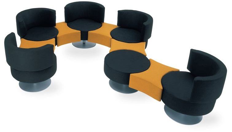 ROSSIN Модульное вращающееся кресло Atoma sun-id-1440747 - Вид №2