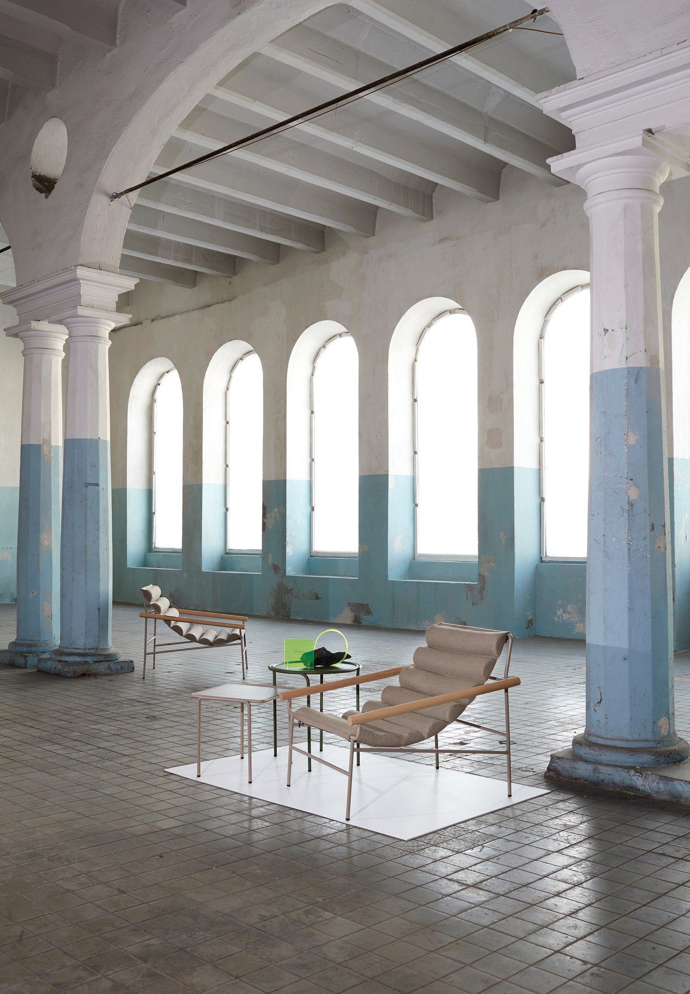 Мягкое сиденье для отдыха из ткани S-CAB Dress_Code ARCH-00076989 - Вид №14