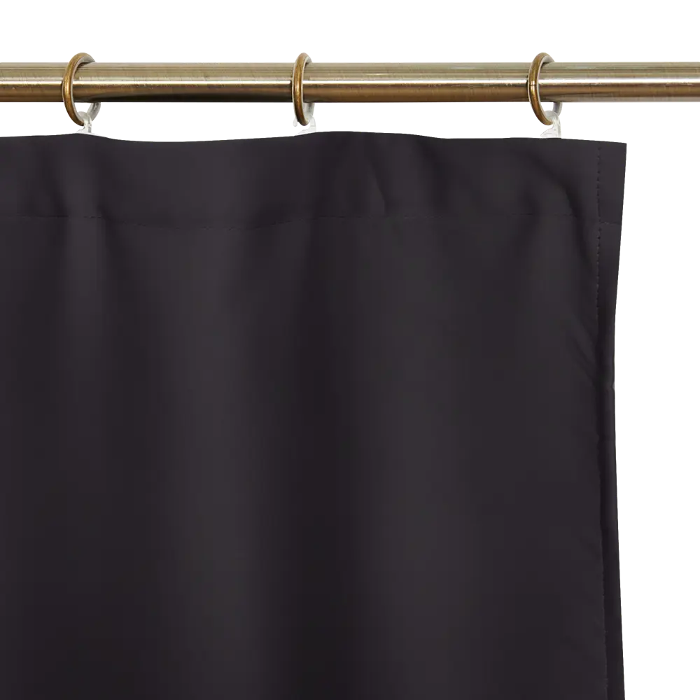 Штора на ленте блэкаут Ален 140x270 см цвет графит ТОРГОВЫЙ ДОМ ТЕКСТИЛЬ STLM-2022136 - Вид №3