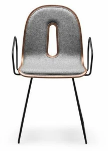 CHAIRS & MORE Стул на санках с подлокотниками Gotham