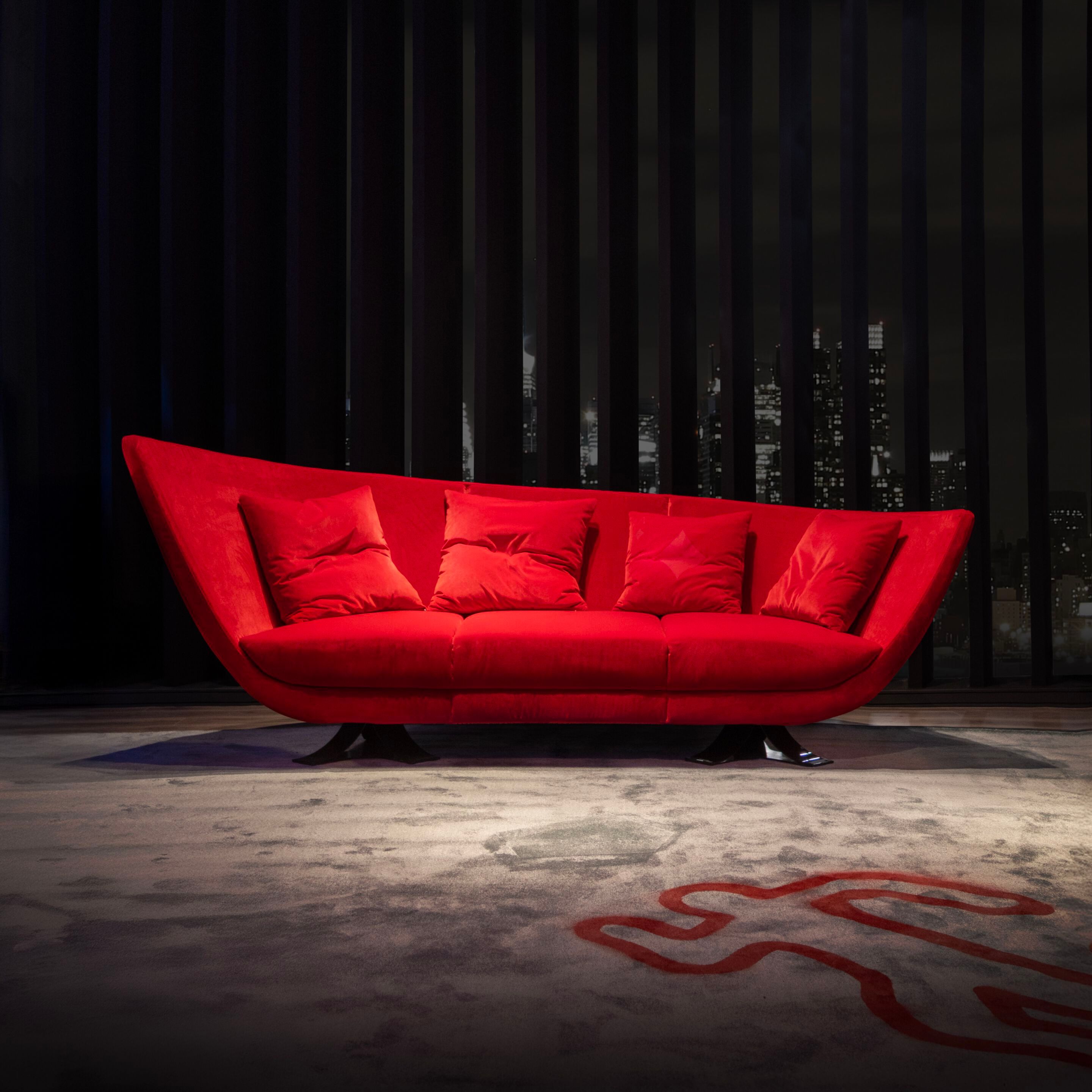 Изогнутый диван из ткани Formitalia The Joker Capsule ARCH-00056469 - Вид №7