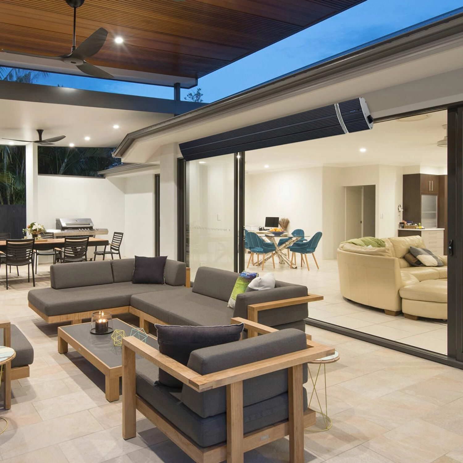 Инфракрасный обогреватель из стеклокерамики и алюминия SINED CALORE 3200 ARCH-00023258 - Вид №7