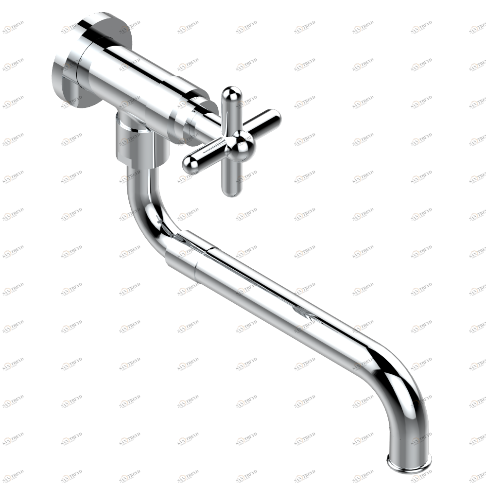 G98-4410 Кран для кухни с поворотным вытягивающимся изливом Thg-paris Primo cuisine Хром G98 4410  A02 CAT.A