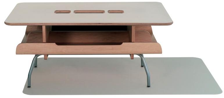 Herman Miller Прямоугольный деревянный журнальный столик с вещевым ящиком sun-id-1512108 - Вид №3