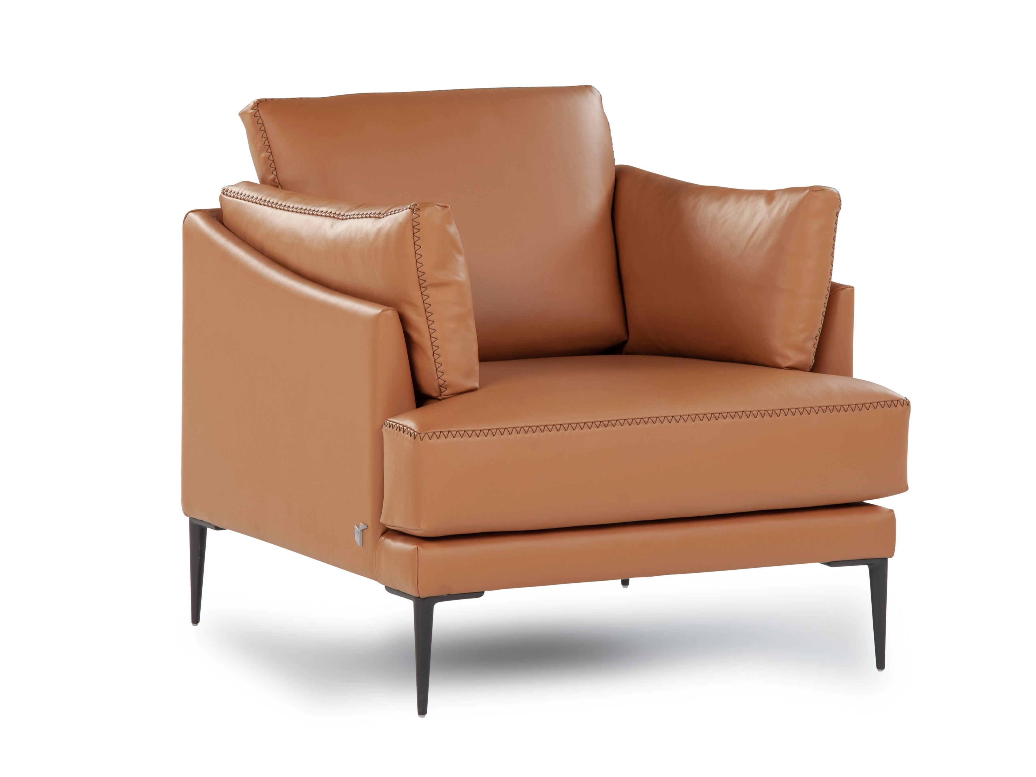 Кожаное кресло с подлокотниками Calia Italia Superior ARCH-00070363