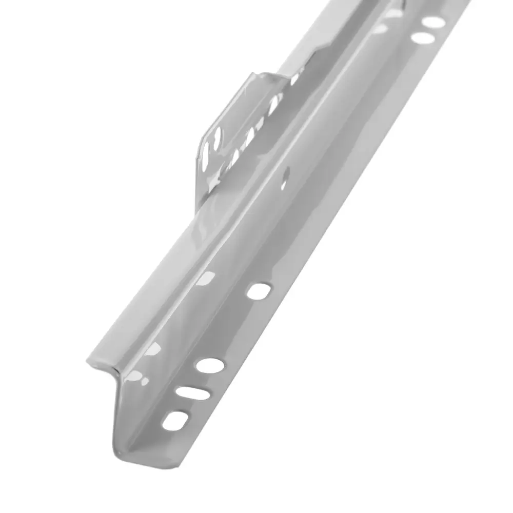 Направляющие роликовые DS 03W.1 450 мм, металл/пластик, цвет белый BOYARD STLM-2194319 - Вид №1