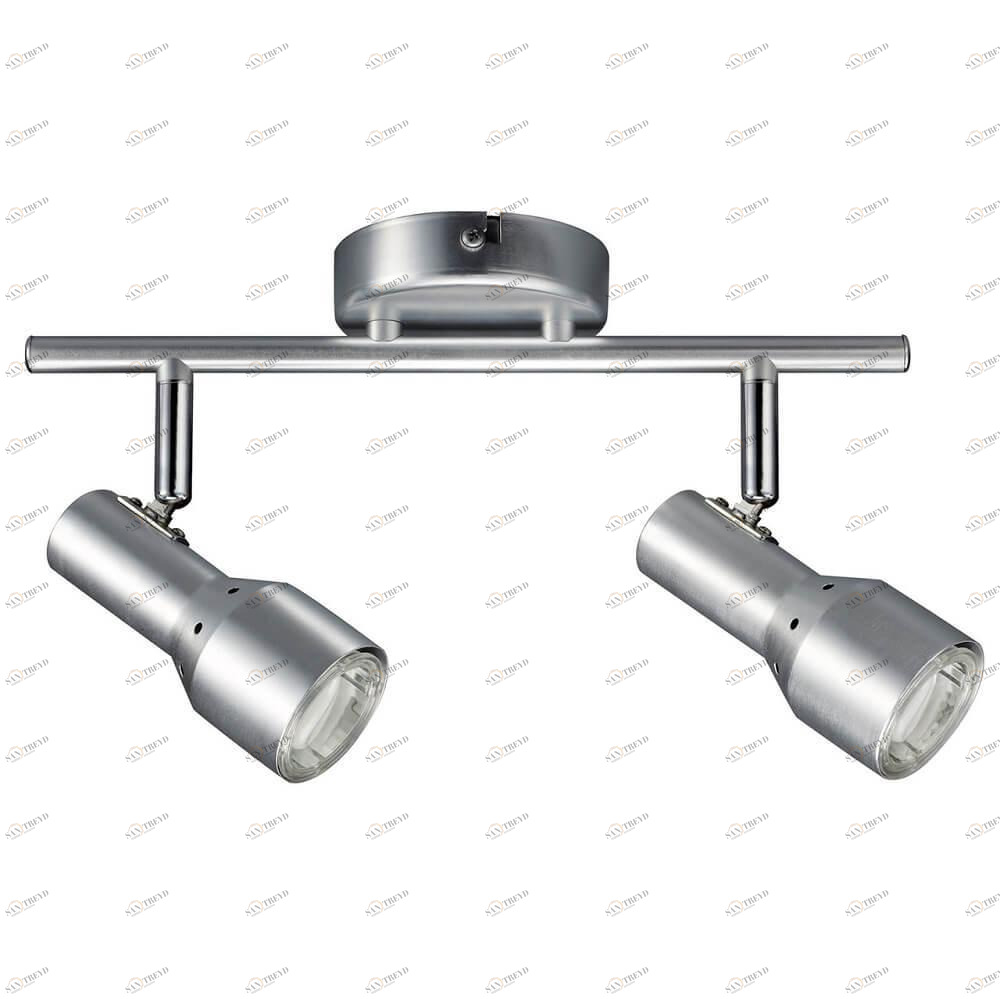 Спот потолочный на 2 лампы с выключателем никель Palu 66509 PAULMANN PALU 00-3891693 Никель 